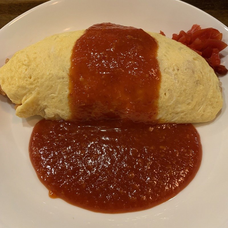 ホットチリオムライス(レッドリバー)