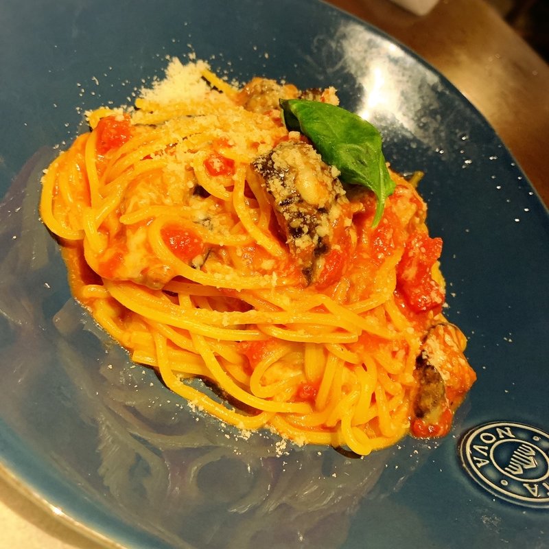 揚げナスとベーコンのシラチャータ(Italian kitchen VANSAN 香椎店)