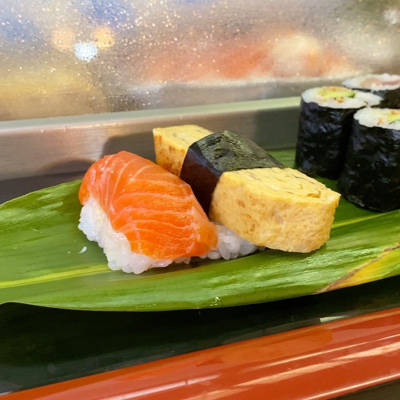 サーモン、玉子(鮨昇)