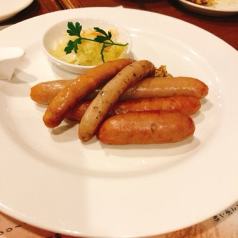 グリルソーセージの盛り合わせ(ニューミュンヘン 北大使館 )