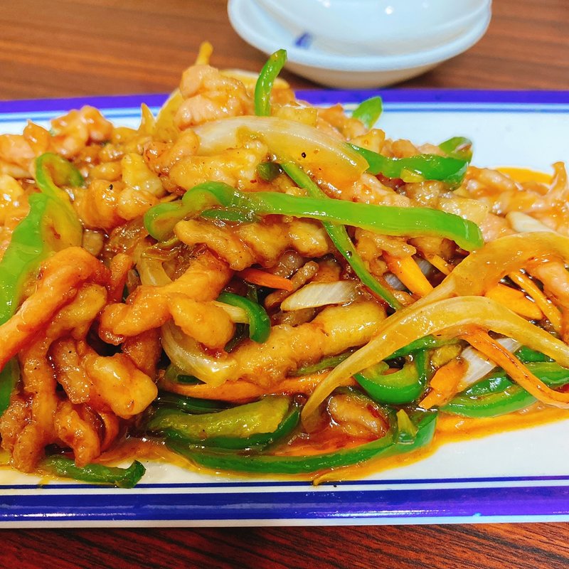 チンジャオロース四川風(みなの水餃子)