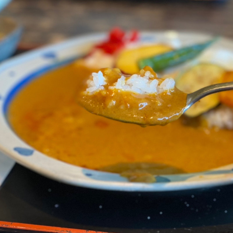 お侍の野菜カレー(お侍茶屋　彦右衛門 )