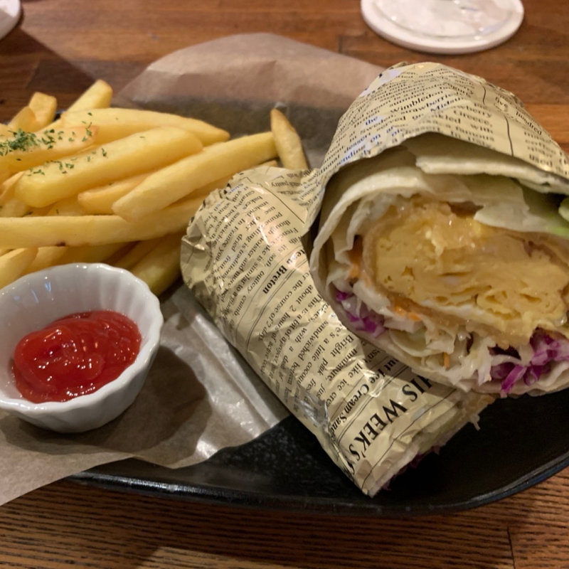 たまごカツラップ ポテトセット(RONIN)