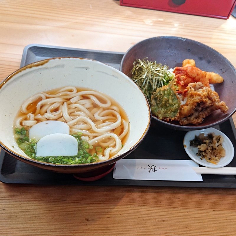 うどん+ご飯ものセット(うどん栄)