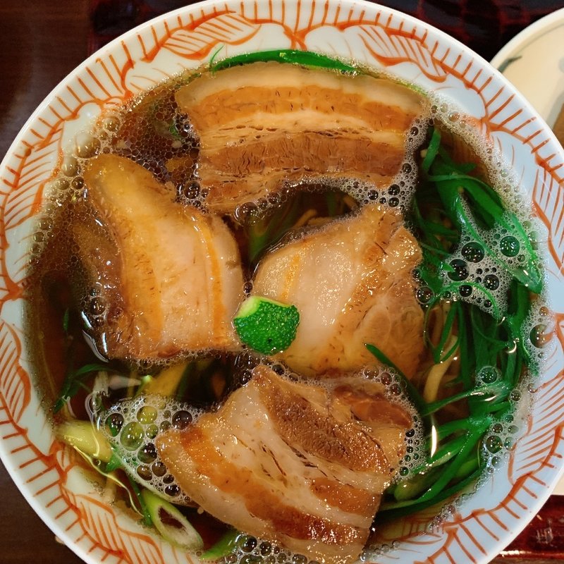 魚煮そば(そば処 宗右ェ門)