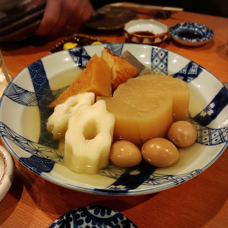 おでん盛り合わせ(つなぎや 中目黒)