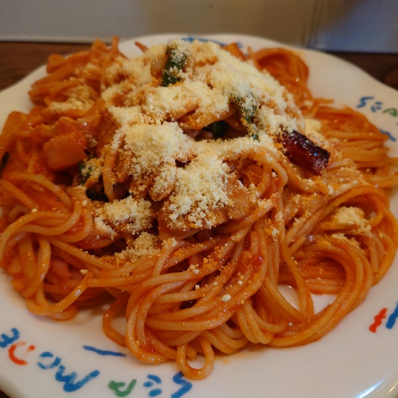 ガーリックスパゲッティ(珈琲ものがたり)