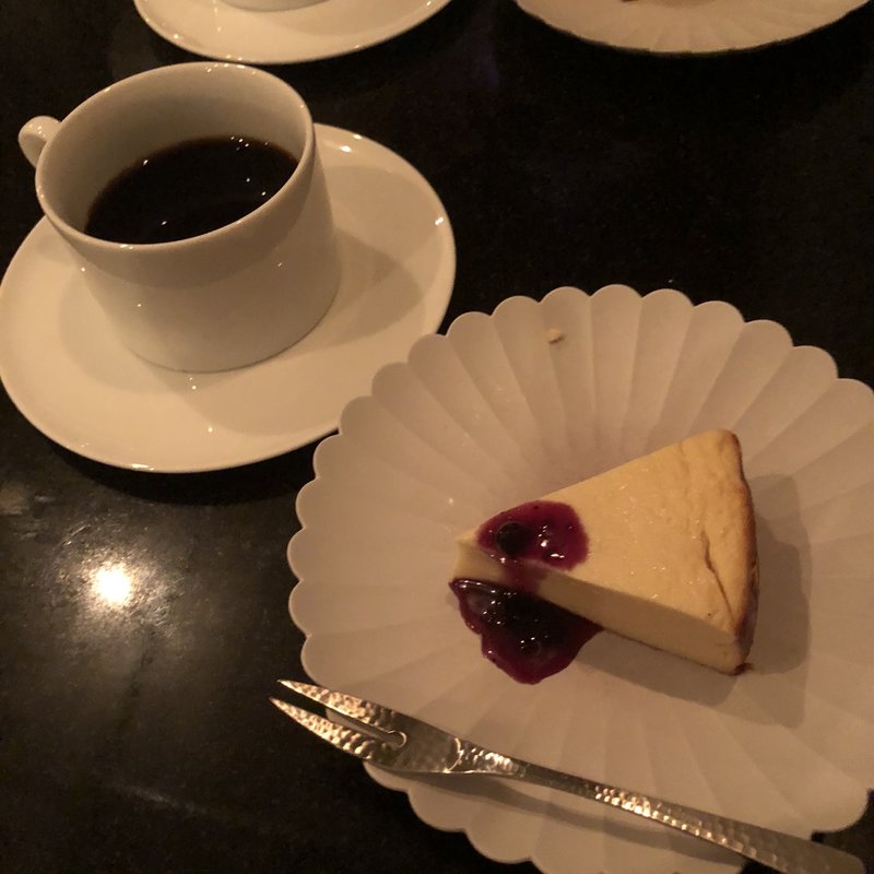 百景ブレンド(深煎り),バスク風チーズケーキ(百景)