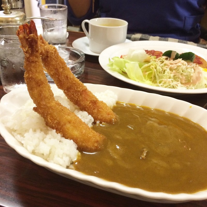 エビカレー(茶房歌舞伎)