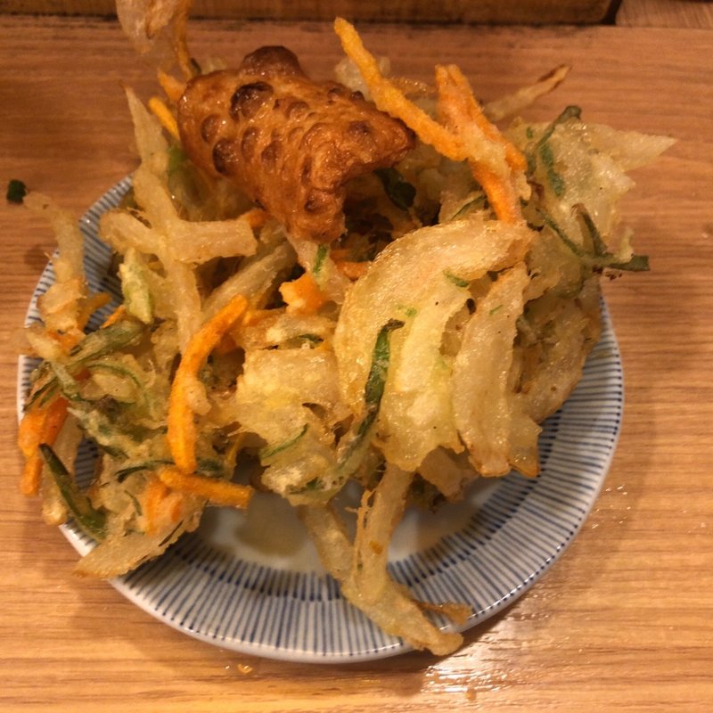 天ぷら盛り合わせ(晩杯屋　思い出横丁店)