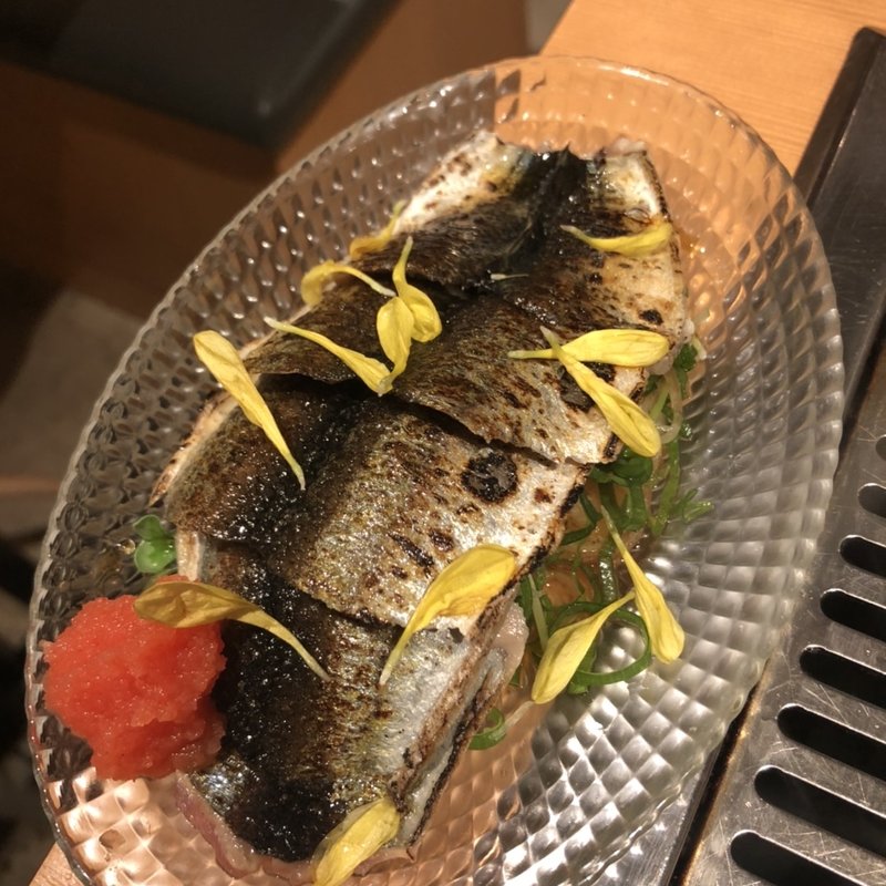 炙りさんま(浅草もんじゃ ぜんや)