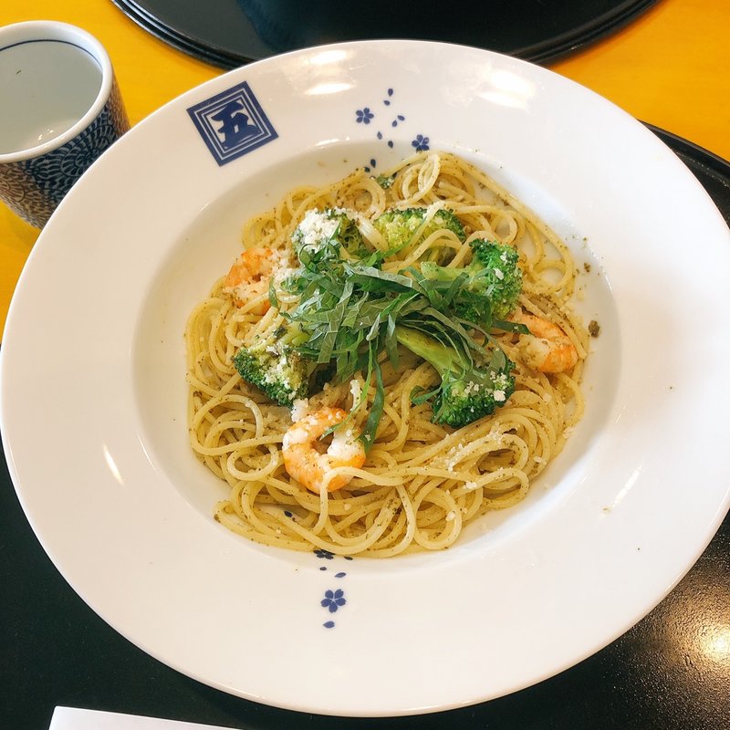 海老とブロッコリーの大葉ジェノベーゼ(五右衛門 新横浜店 )