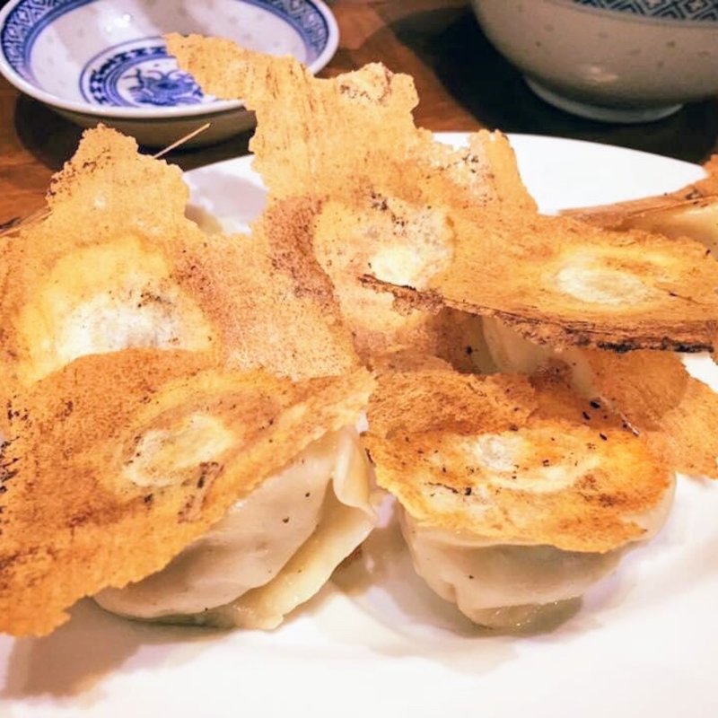 焼き水餃子(香港麺 新記)