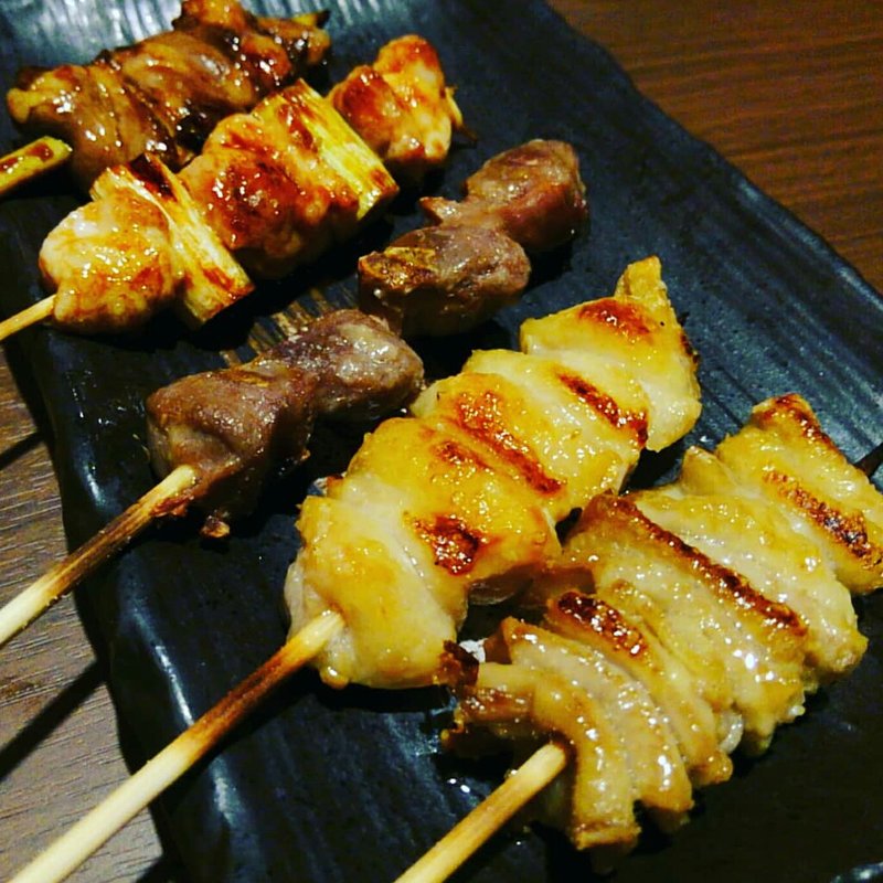 五串盛り合わせ(さつま極鶏専門店 だいまおう)