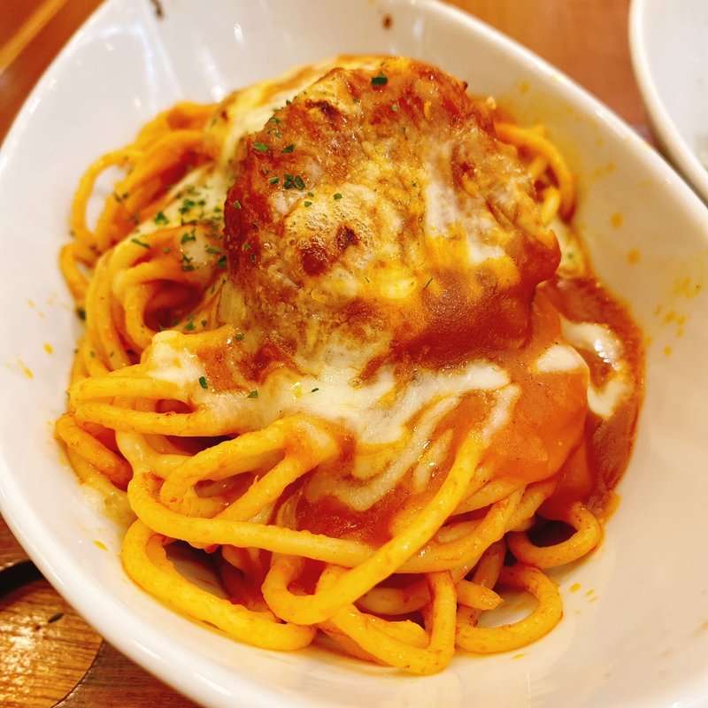 カニコロッケスパゲティ(心斎橋 ミツヤ アベノ店)