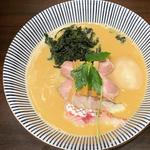 真鯛白湯そば+味玉(寿製麺よしかわ 西台駅前店)