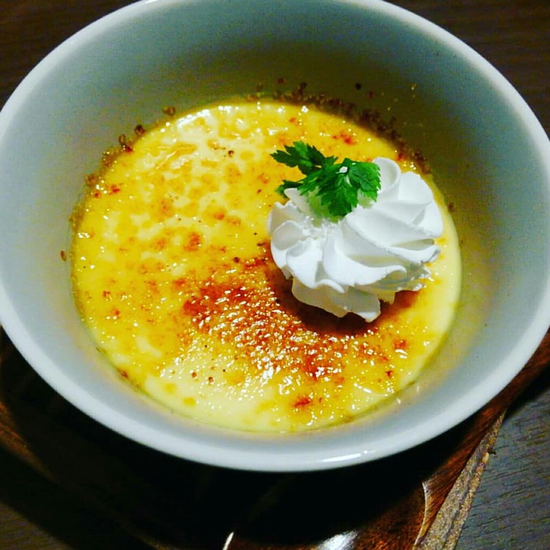 クリームブリュレ(さつま極鶏専門店 だいまおう)