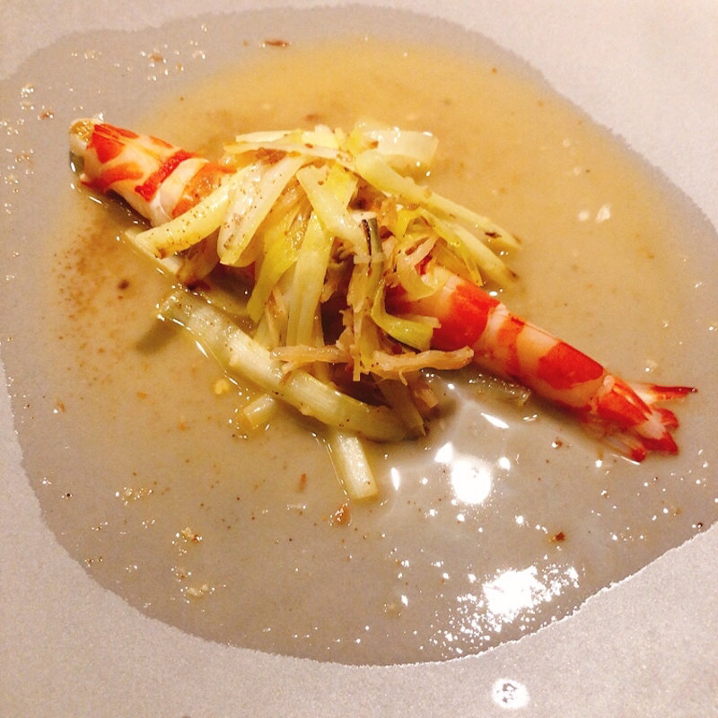 車海老とマコモダケ(虎峰 （コホウ）)