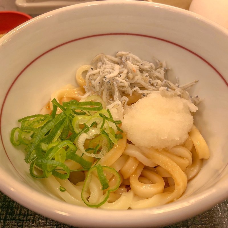 釜玉しらすおろしうどん(なか卯 真岡上高間木店 )