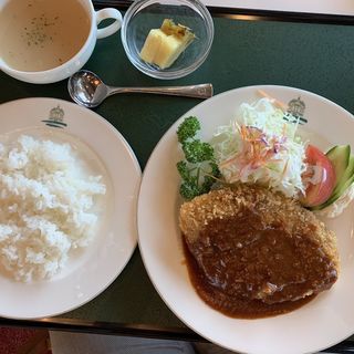 村上牛のメンチカツ定食(フォレストカントリー倶楽部 レストラン )
