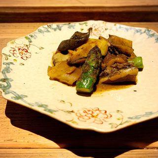 あわびと茸の肝バター醤油(創和堂-sowado-)