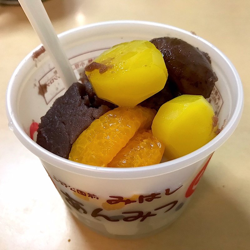 栗あんみつ(あんみつ みはし 東武池袋店)