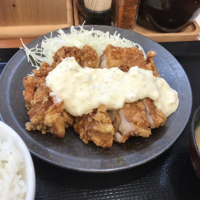 チキン南蛮定食(からやま　石神井公園店)