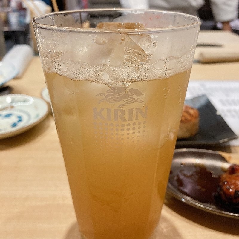 自家製ジンジャーハイボール(鶏と野菜 炭焼 久三酉)