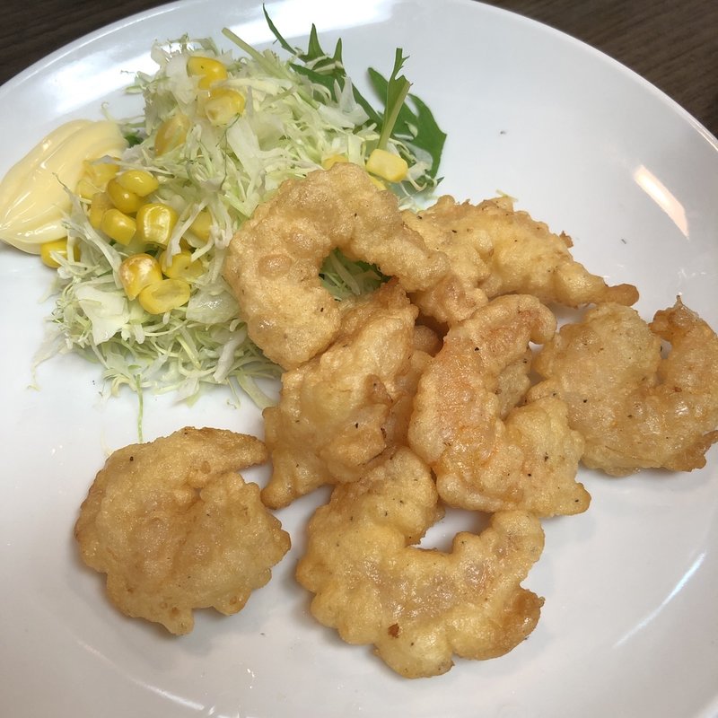 小エビの天ぷら(大洋軒福島店)