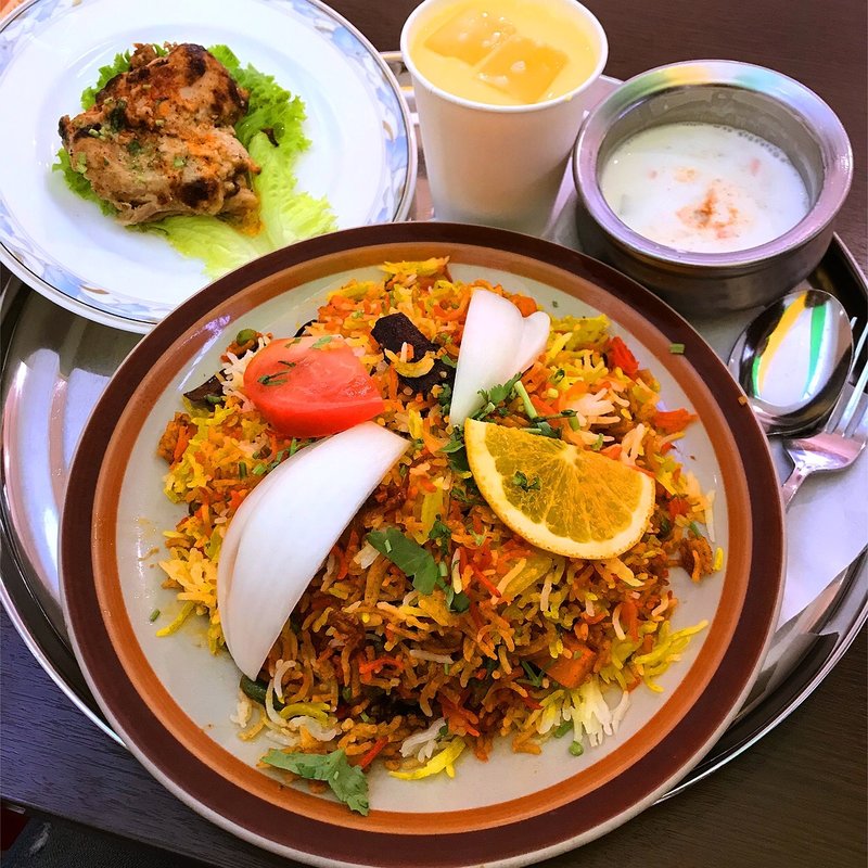 野菜ビリヤニ(ハラールドーサビリヤニ)