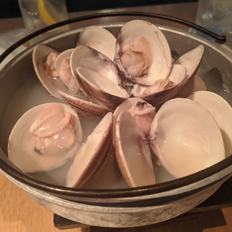 はまぐり酒蒸し(はまぐり庵)