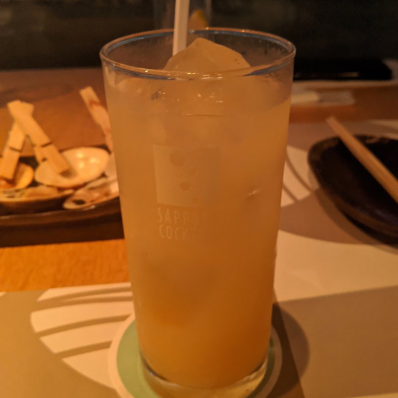 長野産桃サワー(はまぐり庵)