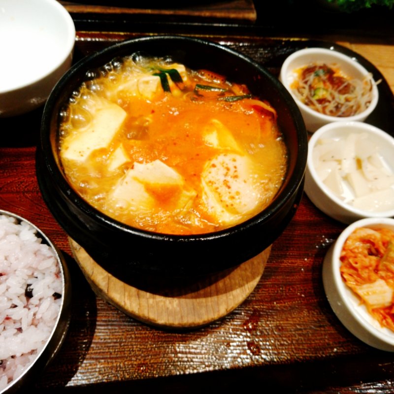 あさりスンドゥブチゲ(草の花 グランデュオ立川店)