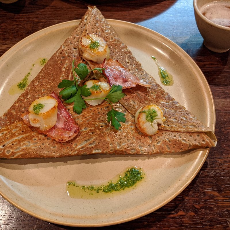 季節のガレット(ル ブルターニュ 神楽坂店)