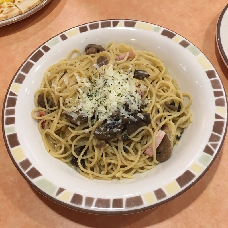 きのことパンチェッタの ボスカイオーラ 大盛(サイゼリヤ アピタ高蔵寺店)