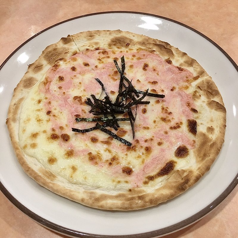 たらこのクリームピザ(サイゼリヤ アピタ高蔵寺店)