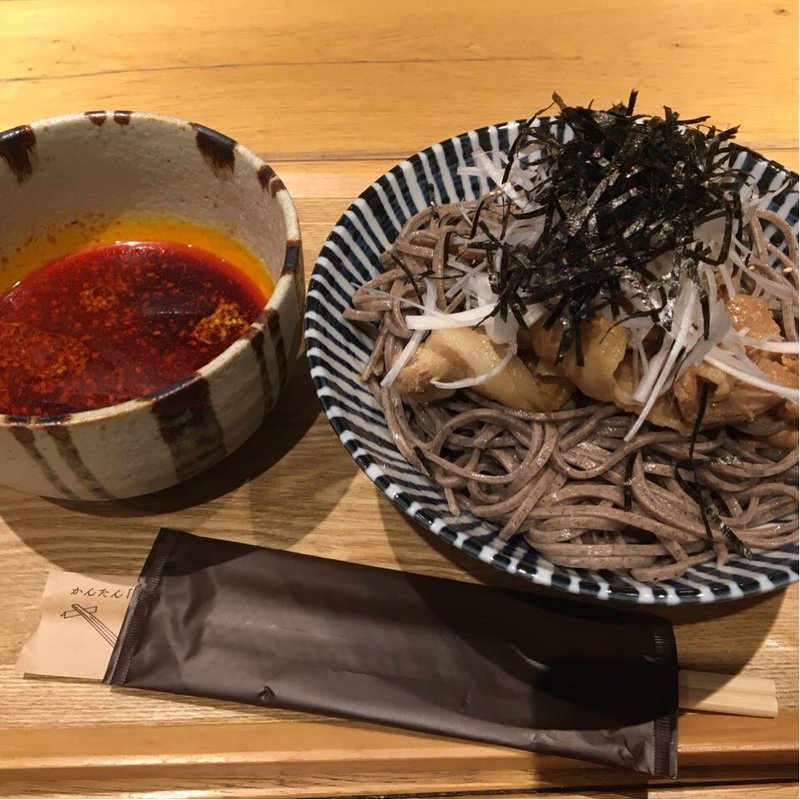 肉そば（冷やし）(じねんじょ庵 武蔵小杉店)