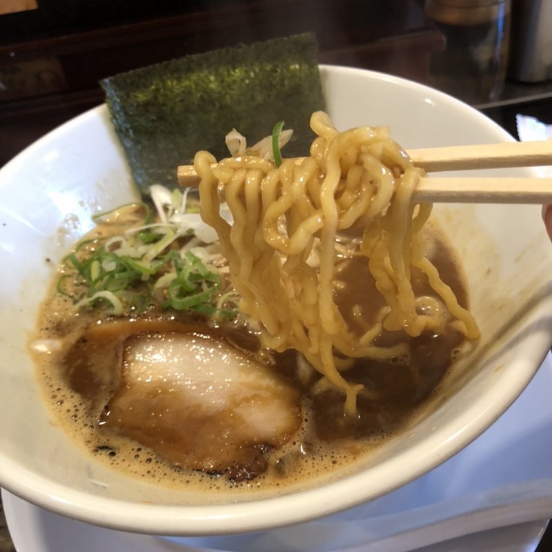 天破濃厚ブラック(鶏そば麺将 天破)