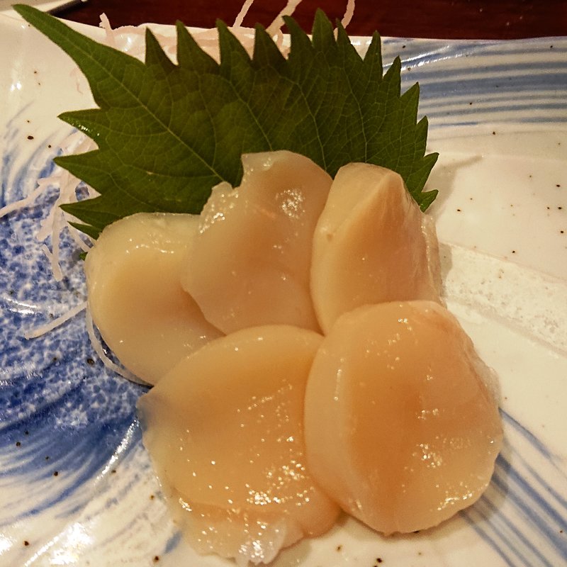 ホタテ刺身(AJITO 鹿島田店)