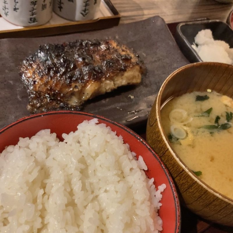 黒むつ照り焼き定食(しんぱち食堂 小川町店)