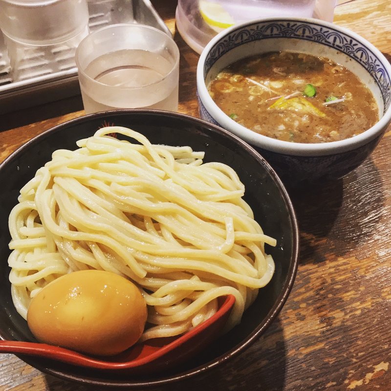 味玉煮干しつけ麺(三田製麺所 御茶ノ水店 )