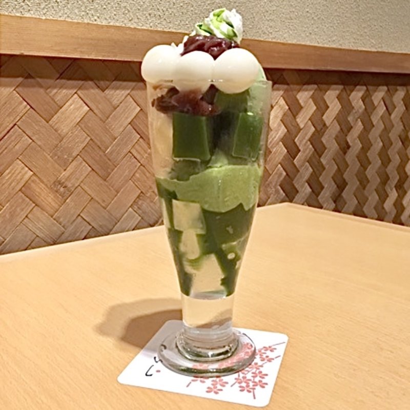 抹茶パフェ(家傳京飴 祇園小石 祇園本店 )