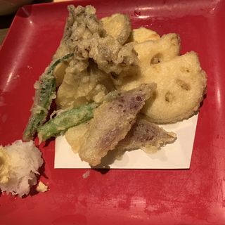 野菜の天ぷら(座頭　道安)