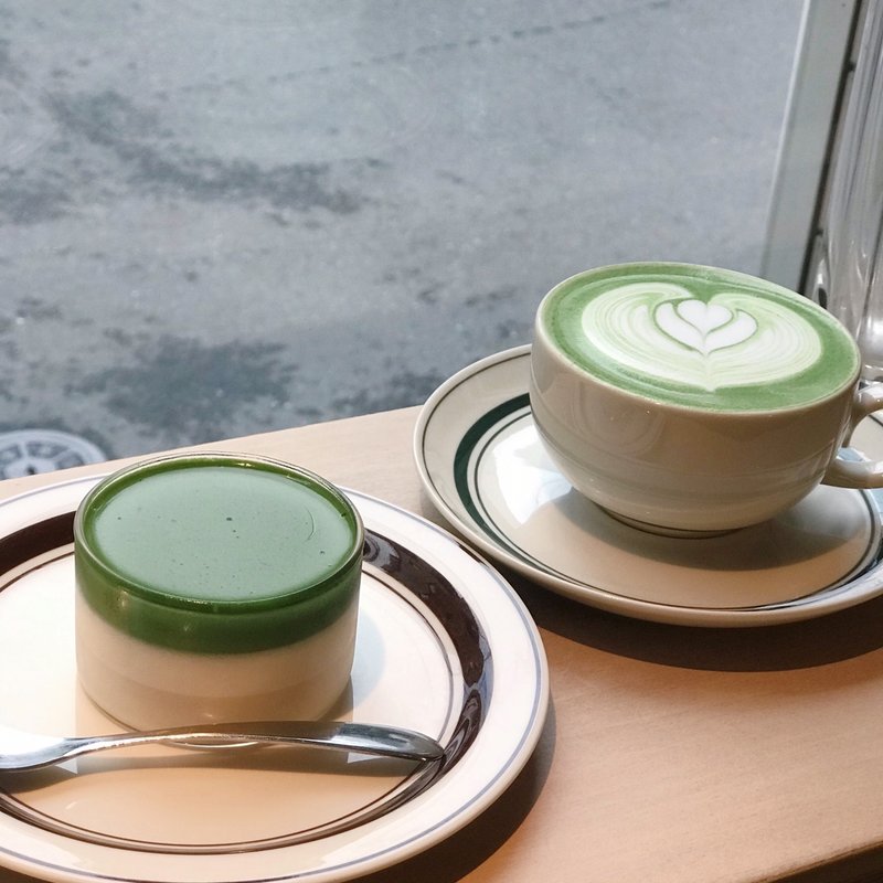 抹茶プリン(サテンジャパニーズティー)