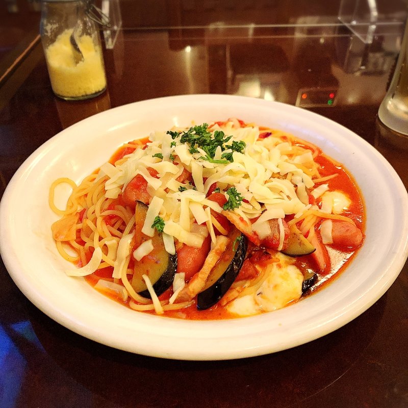 茄子とベーコンのアラビアータ(KURA 中目黒店 （クラ）)