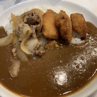 豚しょうが焼きナスの肉詰めカレー(カレーの王様 西新宿店 （カレーノオウサマ）)