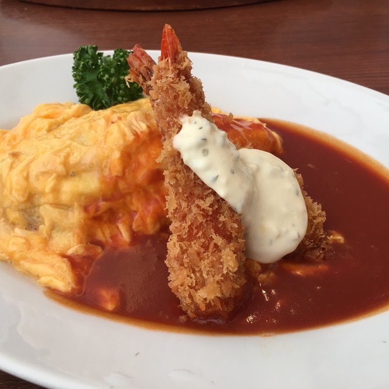 オムライス海老フライ(心斎橋ミツヤ あまがさきキューズモール店 )