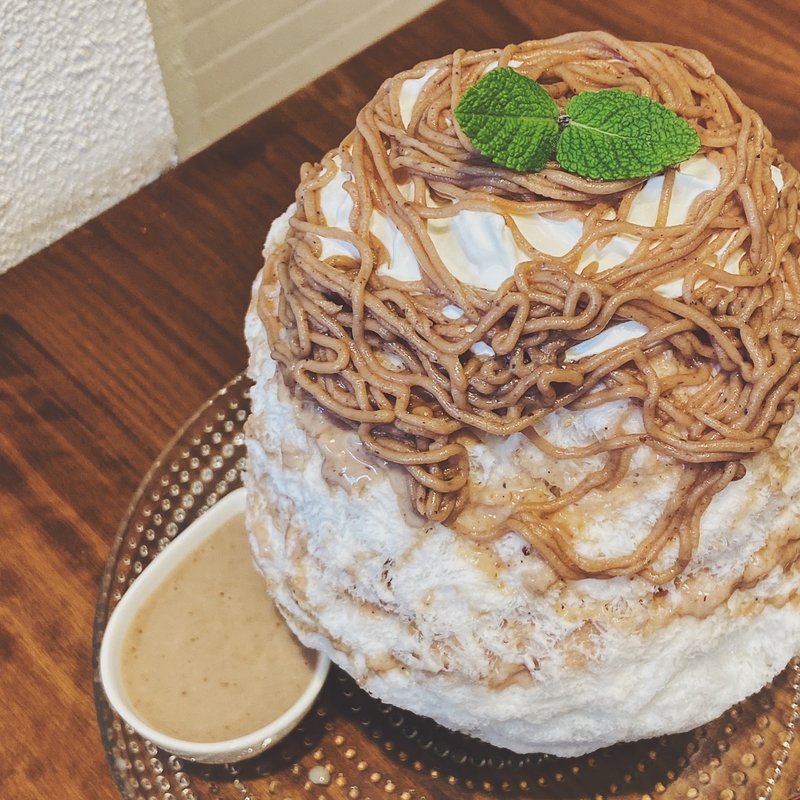 モンブランミルククリーム(南アルプス天然氷 ふわりひめ)