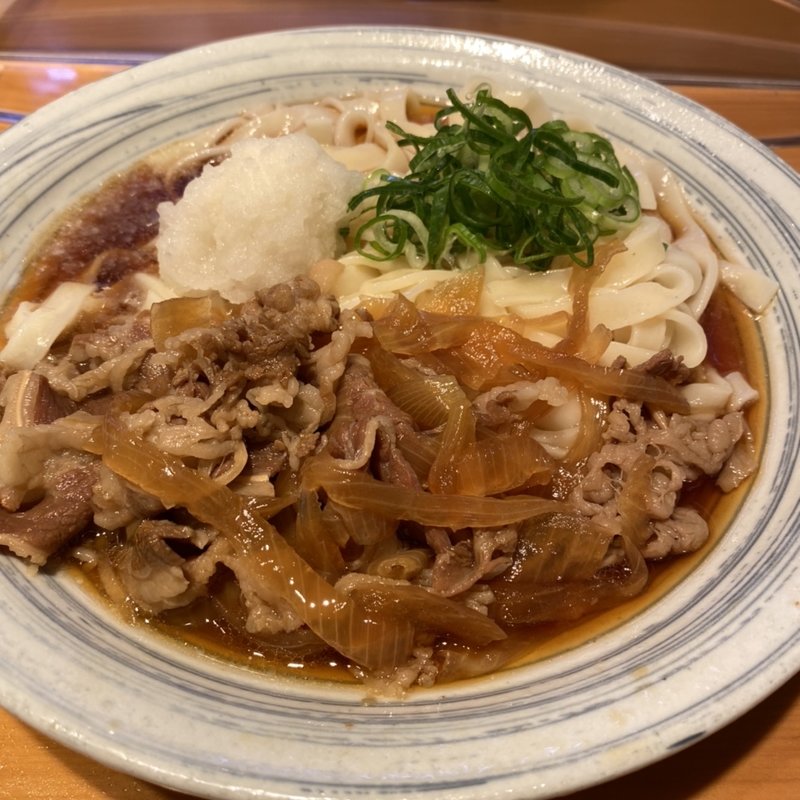 肉冷きしめん(驛釜きしめん)