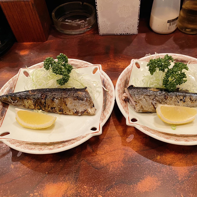 お通し 焼き秋刀魚(味平)
